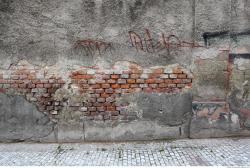 Photo Textures of Wall Plaster Damaged